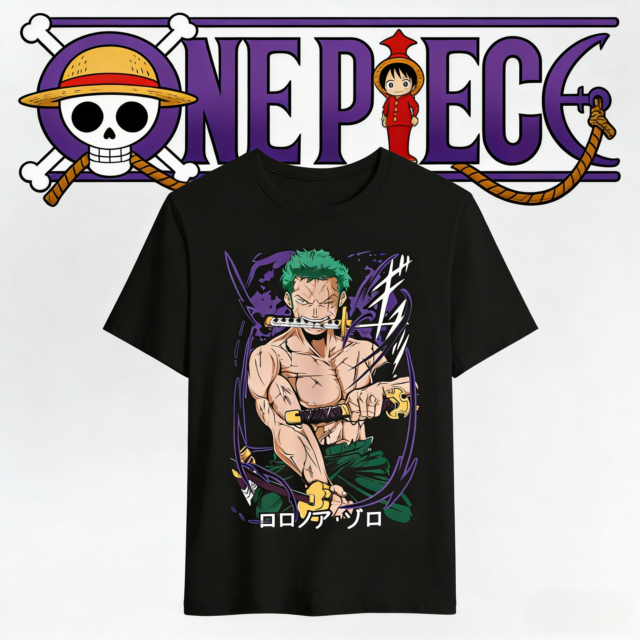 Summer 2026 Kids Clothing - 2026 Summer One Piece Roronoa Zoro