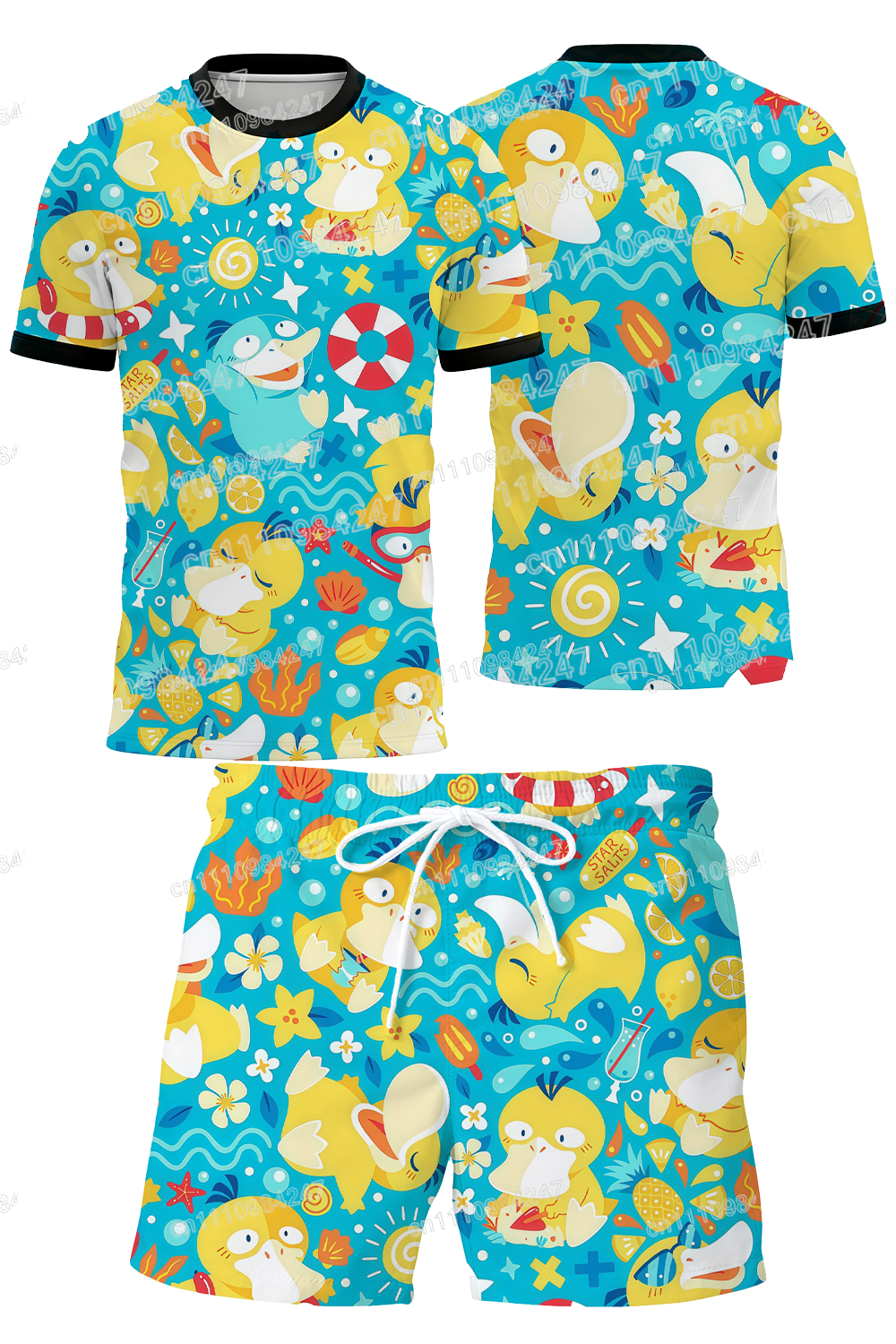 Summer Clothing Sale Men - 2026 Hot Sale Pokemon Psyduck 2
