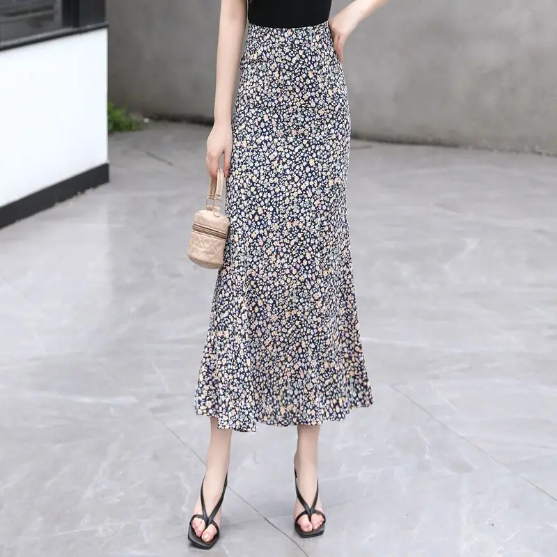Summer Clothing Trends 2025 Women'S - Female Skirts Maxi Black High Waist