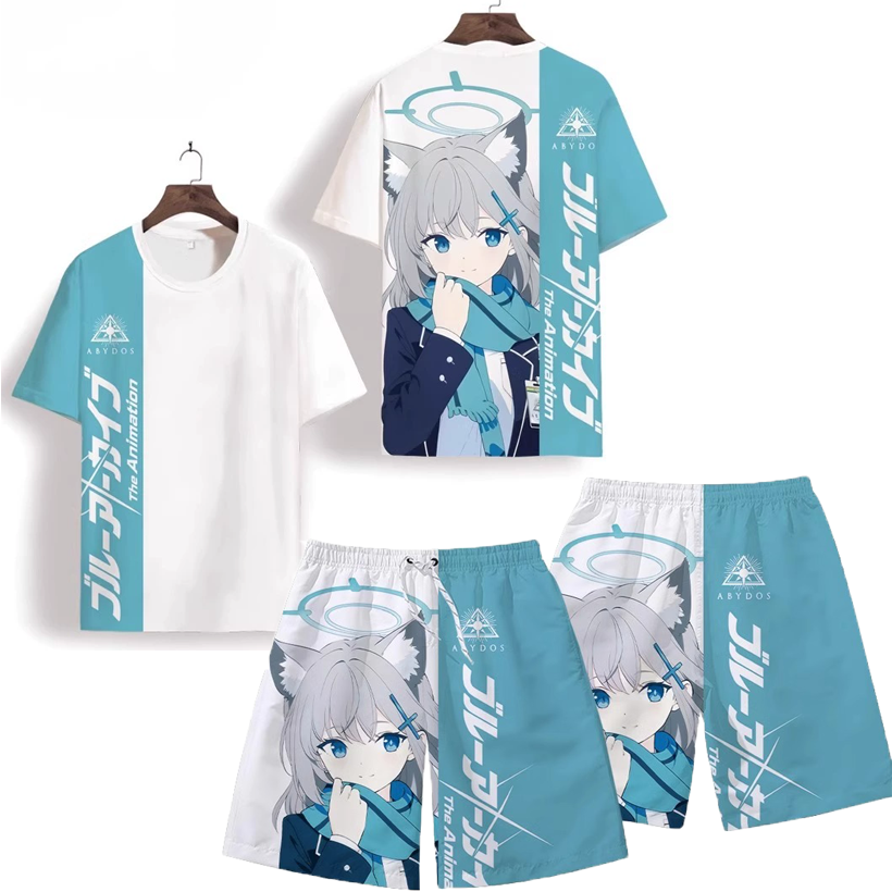 Summer Knit Clothing - Men's Suits Anime Blue Archive Takanashi