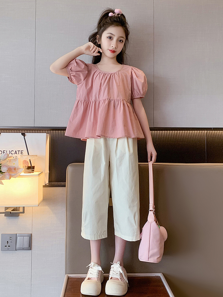 Summer Clothing For Girls - Girls Casual Summer Faionable ort Sve