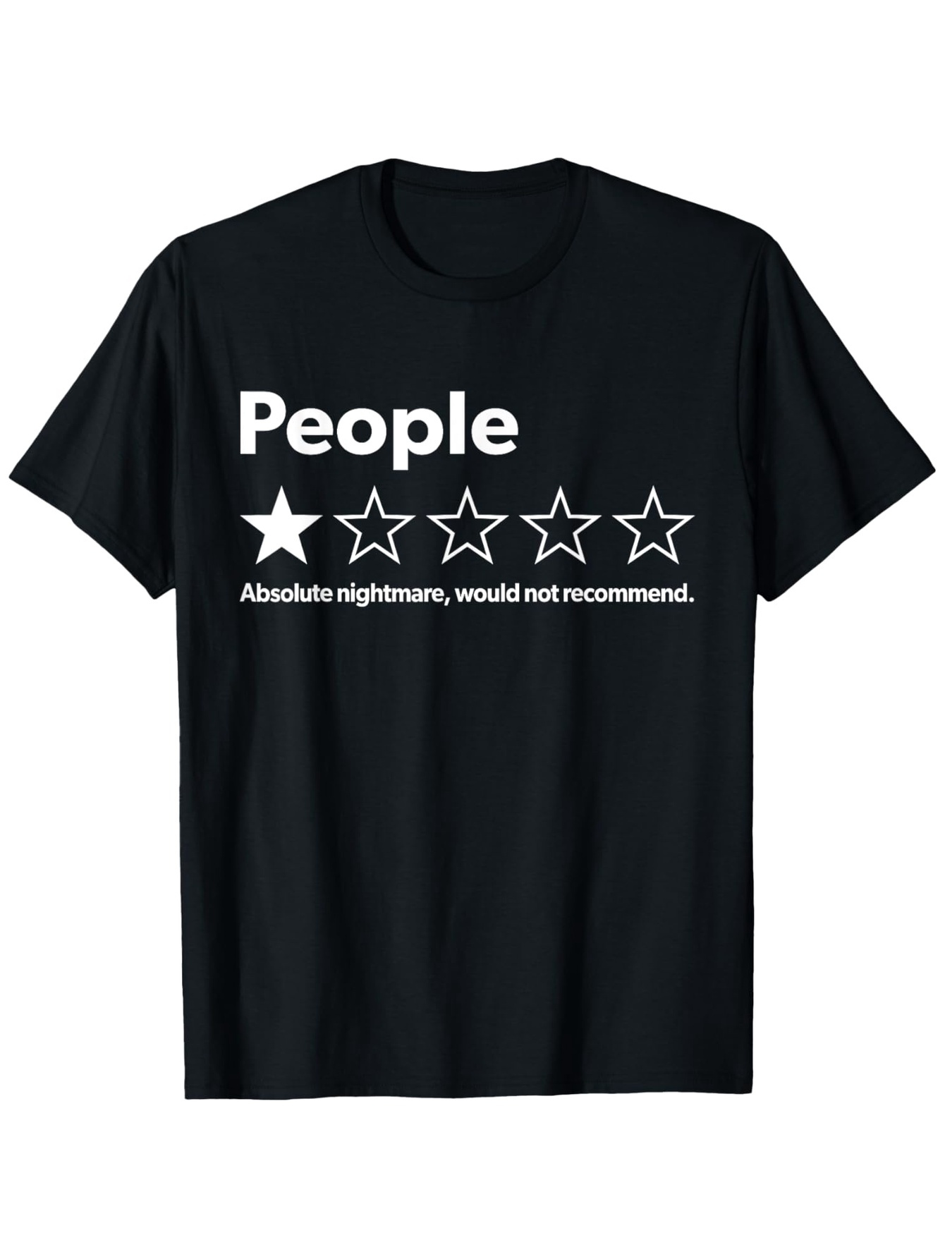 Summer Clothing Reviews - Funny T-shirt Review: One-star Rating: An