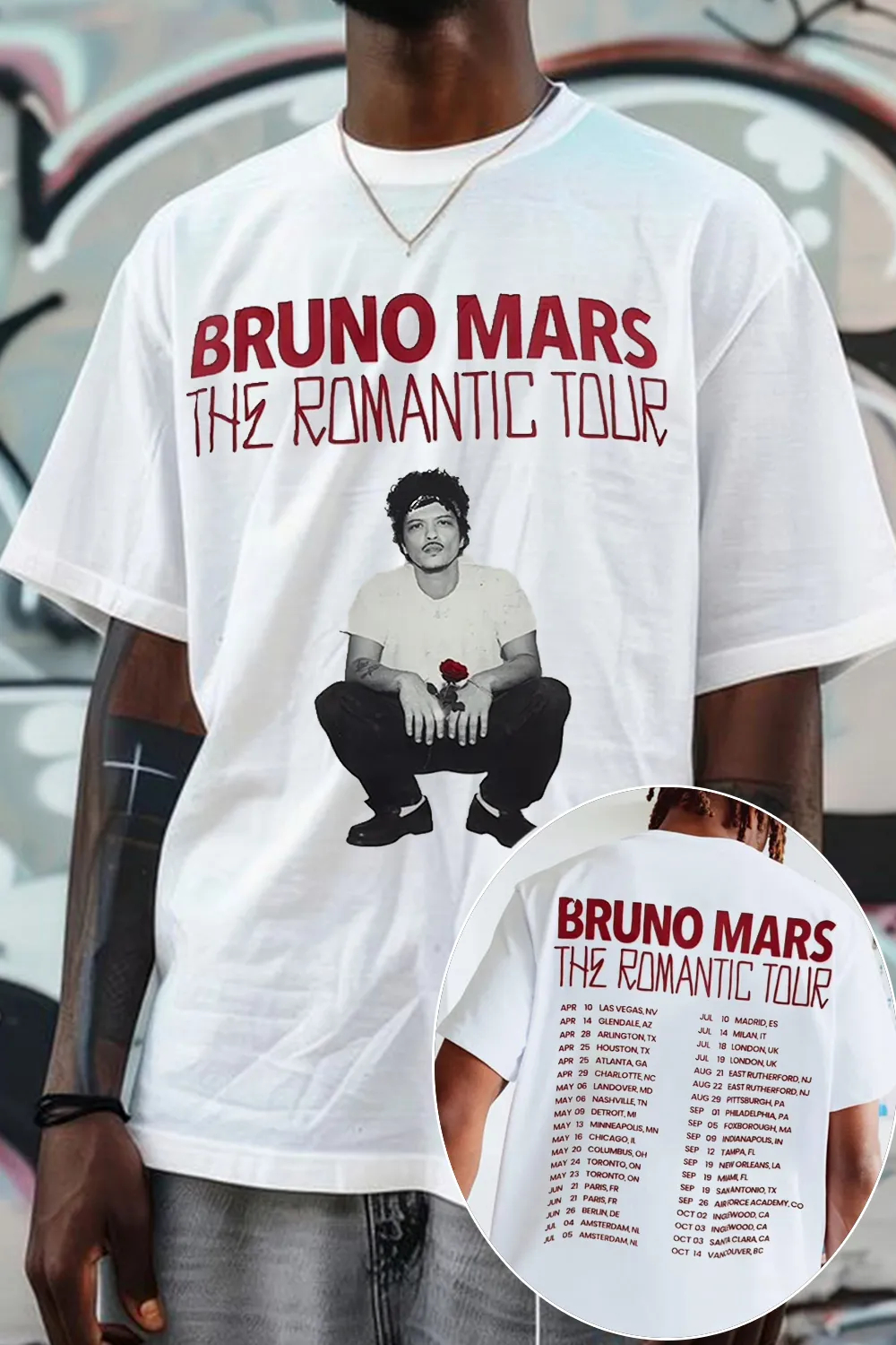 Summer Clothing Trends For Women 2026 - 2026 Bruno Mars Graphic Shirt Mens