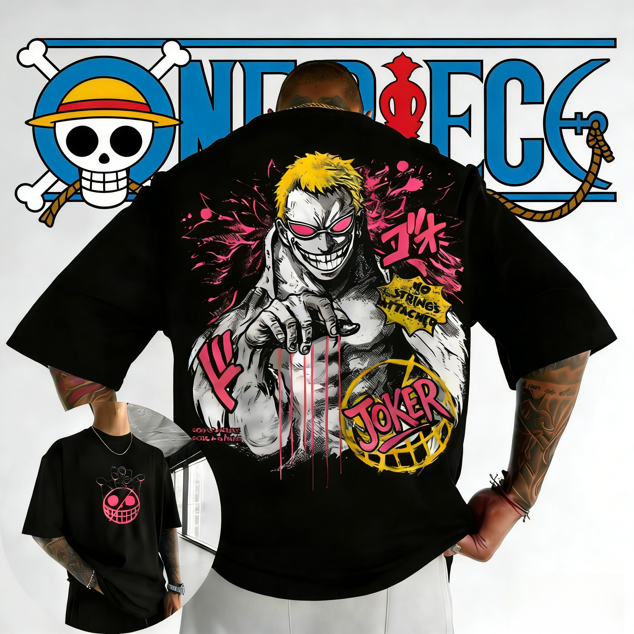 Vintage Summer Clothing Men - 2026 Summer One Piece Donquixote Doflamingo