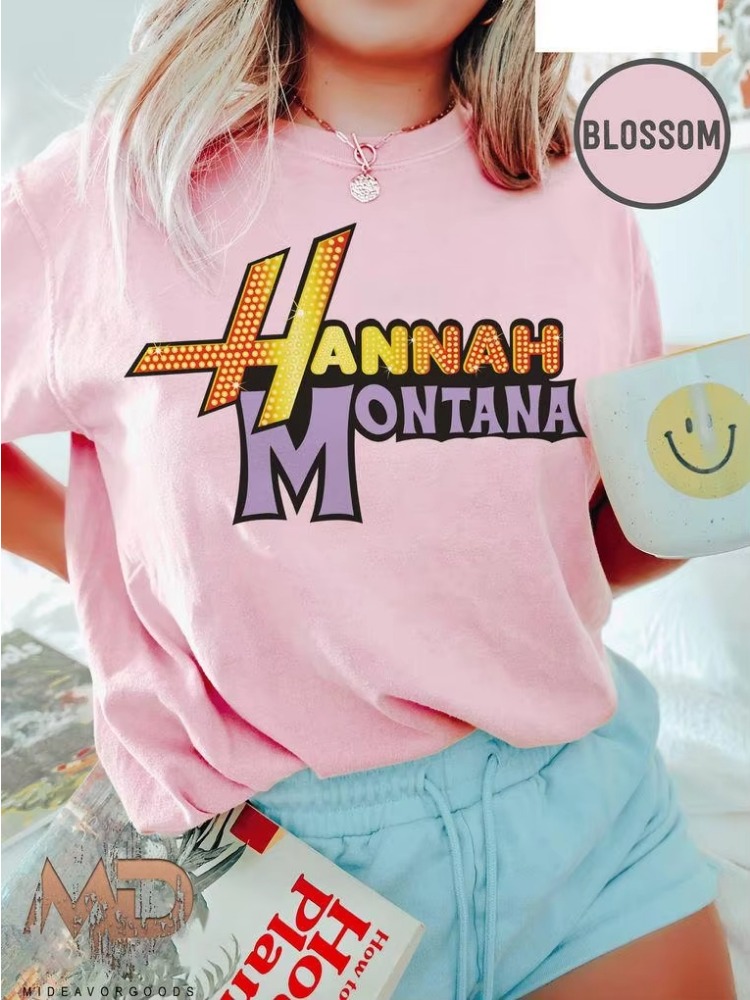 Summer Clothing Logo - New Hannah Montana Logo T-shirt Men