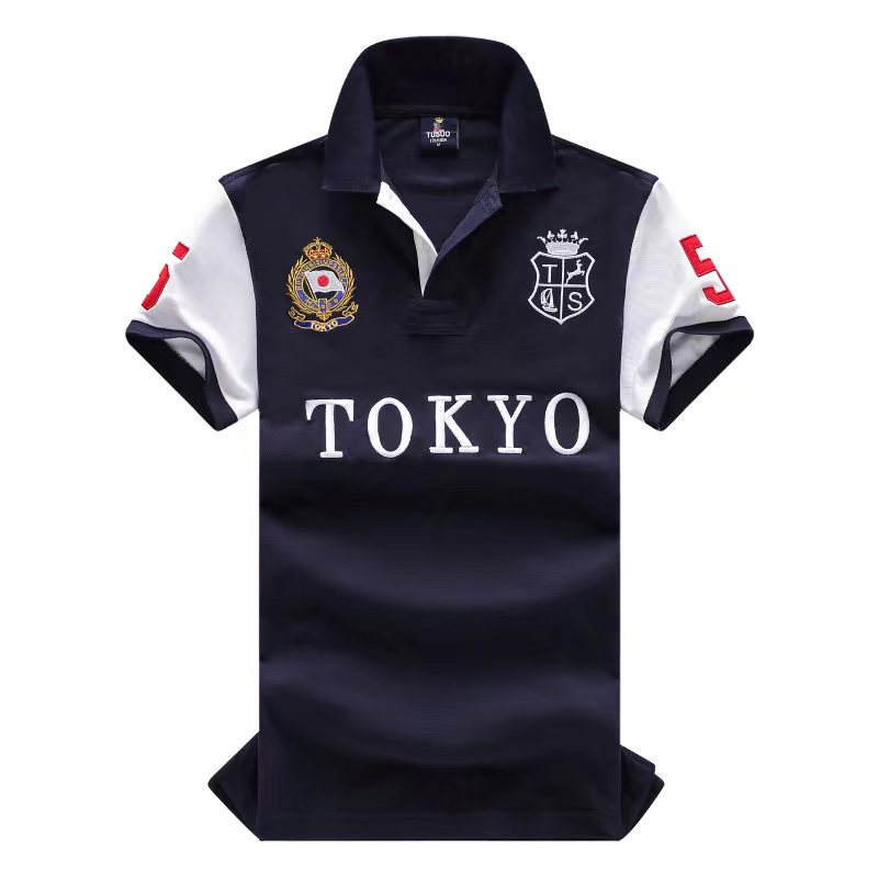 Summer Clothing Good Quality - Classic Tokyo Men's Polo Shirt Handsome