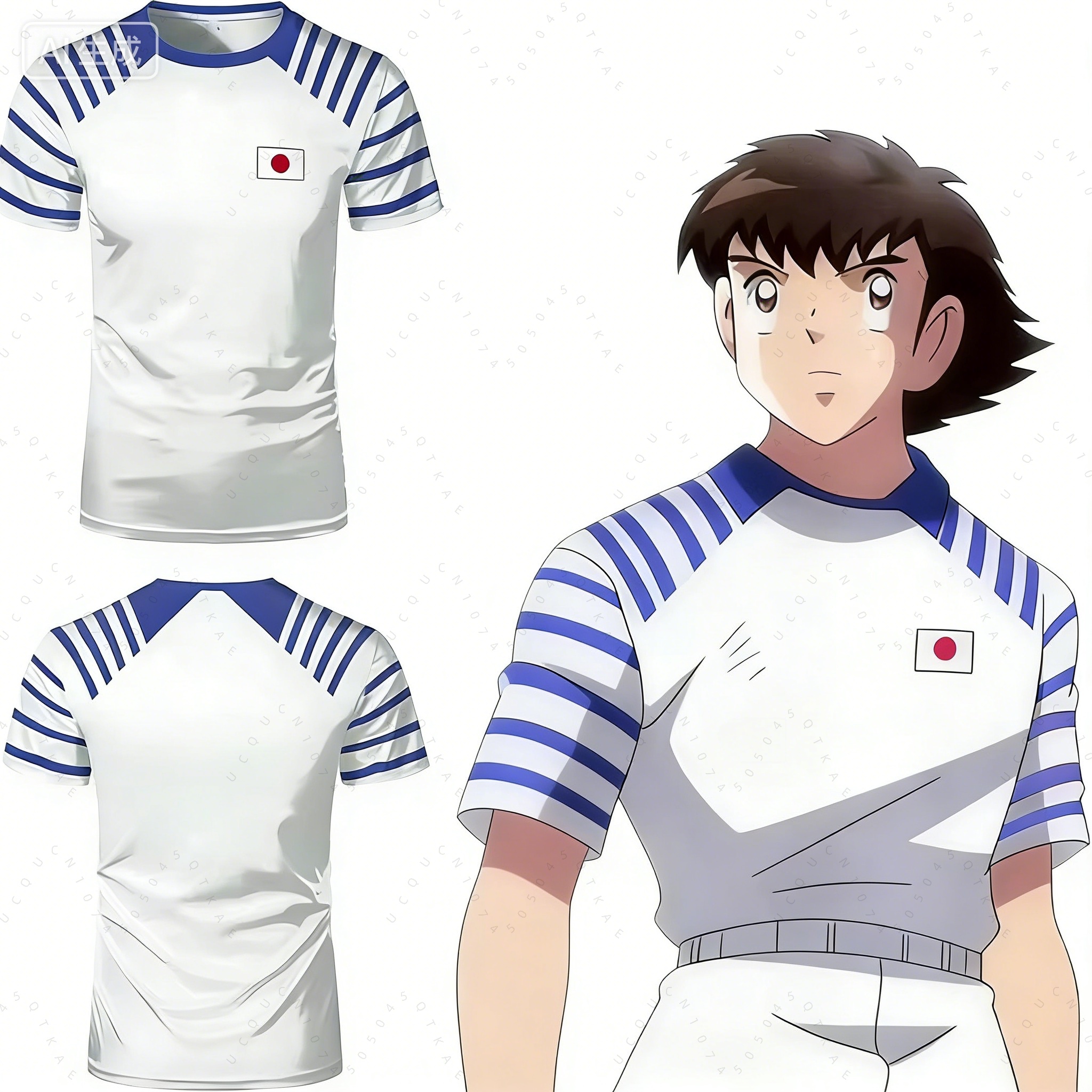 Summer 2026 Kids Clothing - 2026 Hot Sell Captain Tsubasa Anime