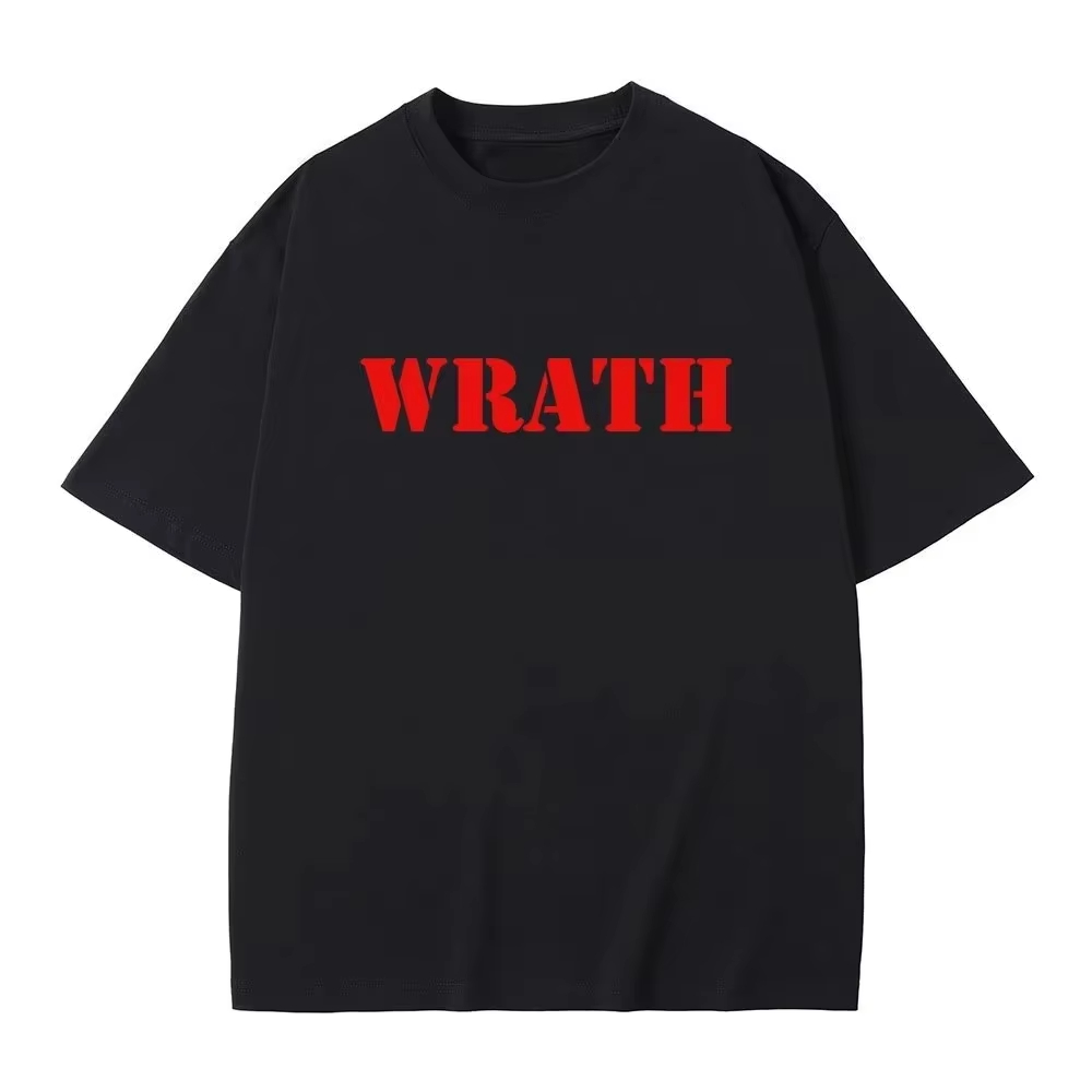 Summer Clothing Logo - Wrath Selection Logo Funny Meme T-shirt