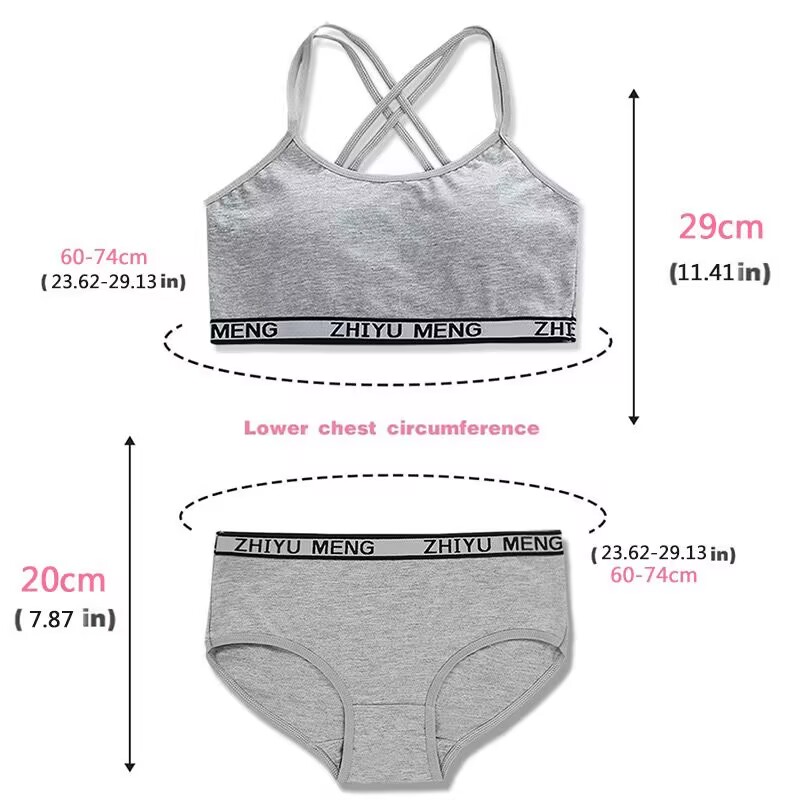 Teens Girls Cotton Training Br – обзор и цена Summer Clothing Teens