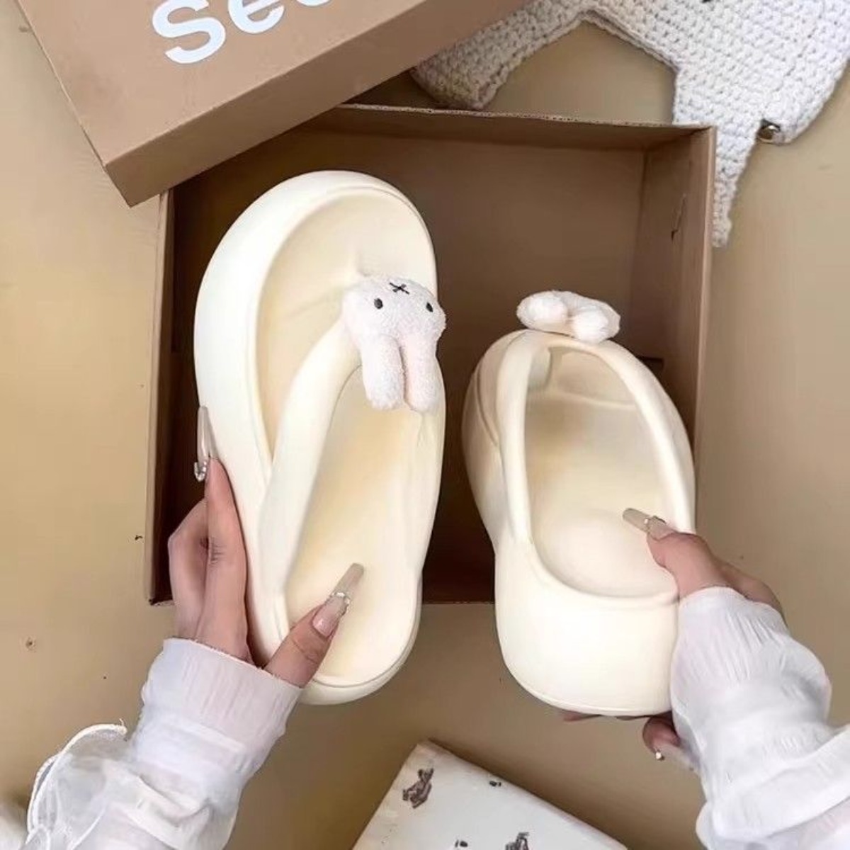 Kawaii Miffy EVA Flip-flops Cu – обзор и цена Summer Away Clothing