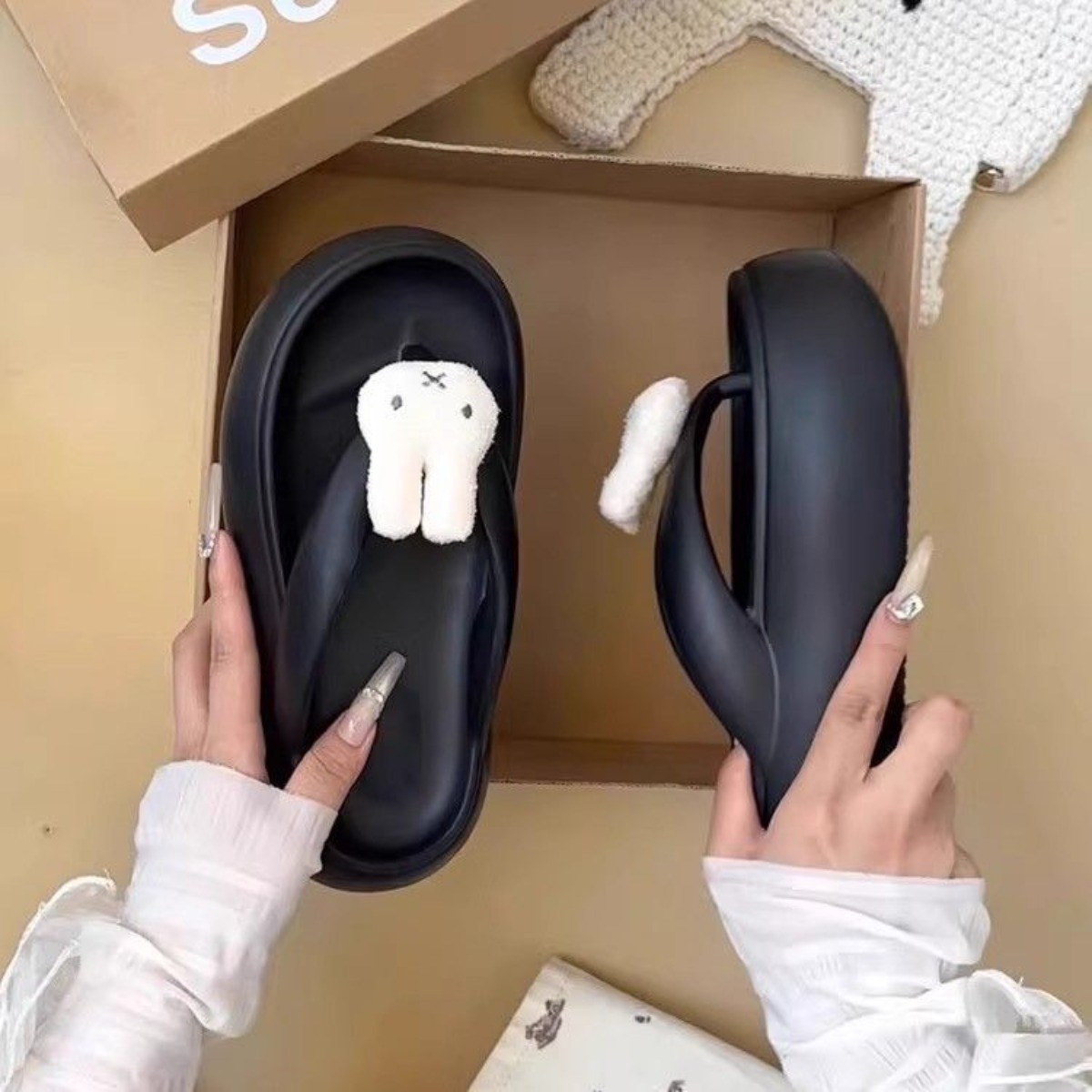 Kawaii Miffy EVA Flip-flops Cu – обзор и цена Summer Away Clothing