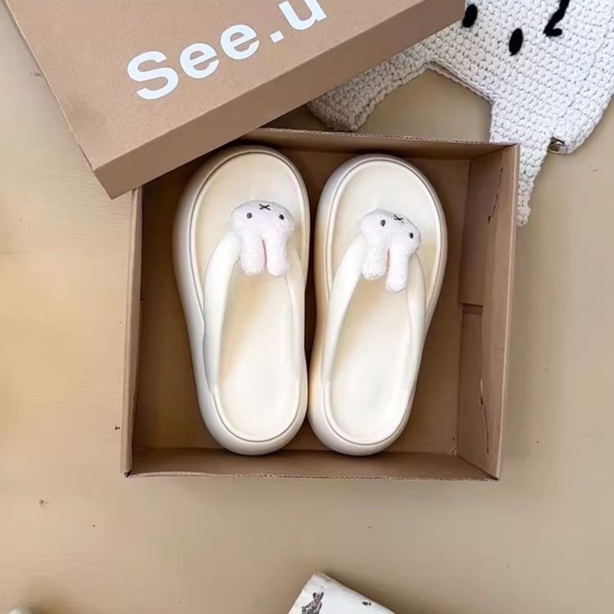 Kawaii Miffy EVA Flip-flops Cu – обзор и цена Summer Away Clothing