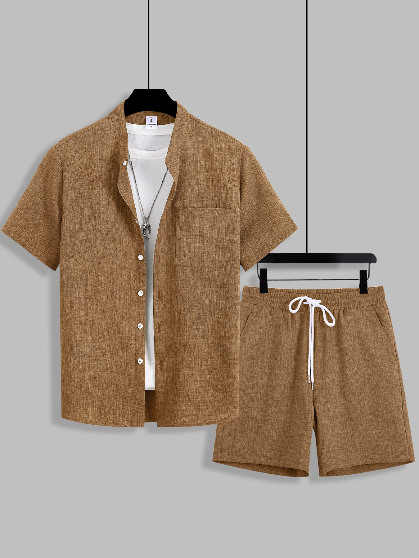Summer Men's Cotton Linen Text – обзор и цена Summer Clothing Linen