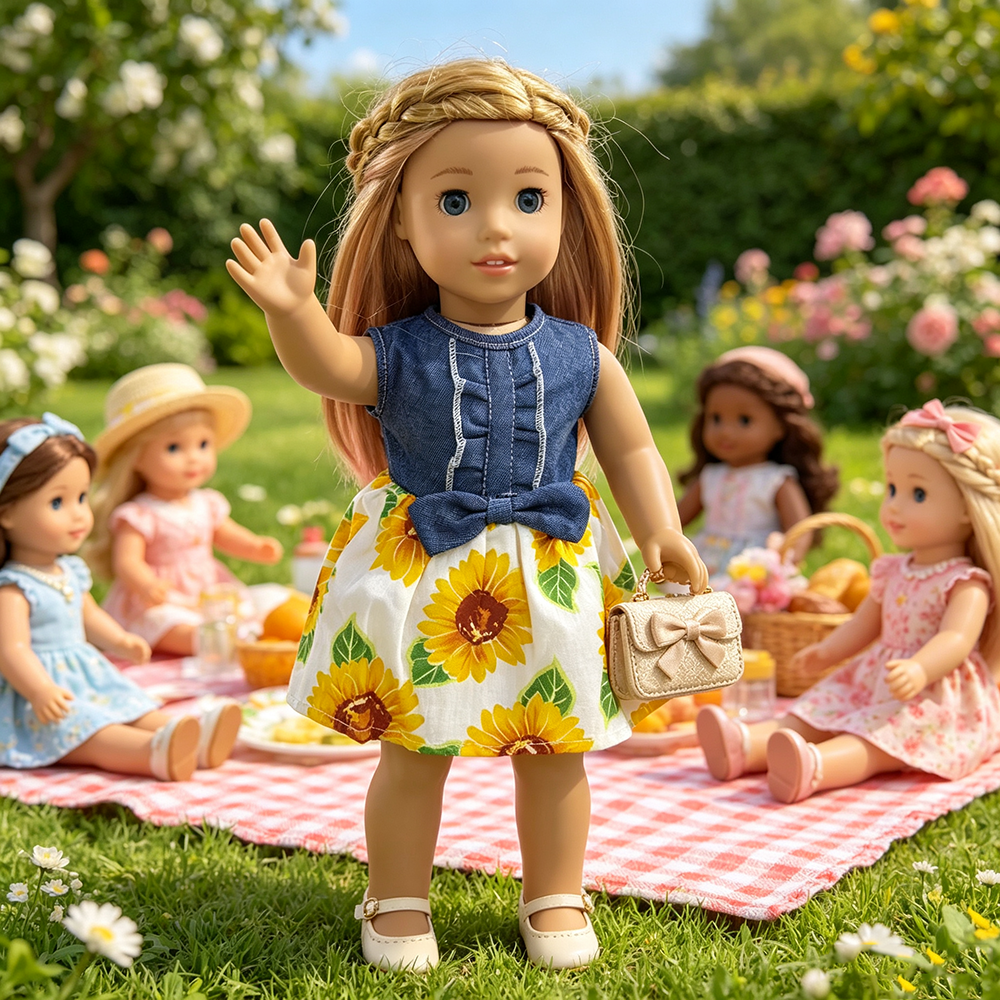 18 inch doll girl gentle and s – обзор и цена Summer Away Clothing