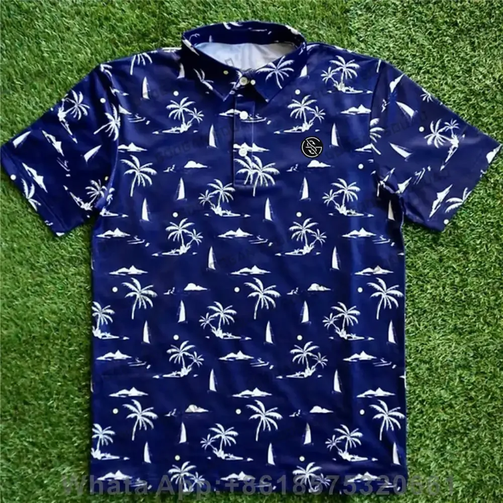 Golf Apparel Summer Men Lapel  – обзор и цена Summer Golf Clothing
