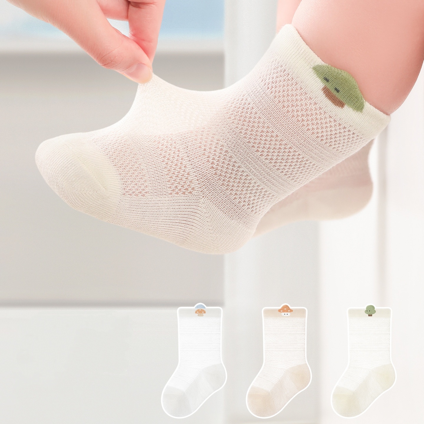 3 Pairs/lot Newborn Baby Socks – обзор и цена Summer Clothing Baby Boy