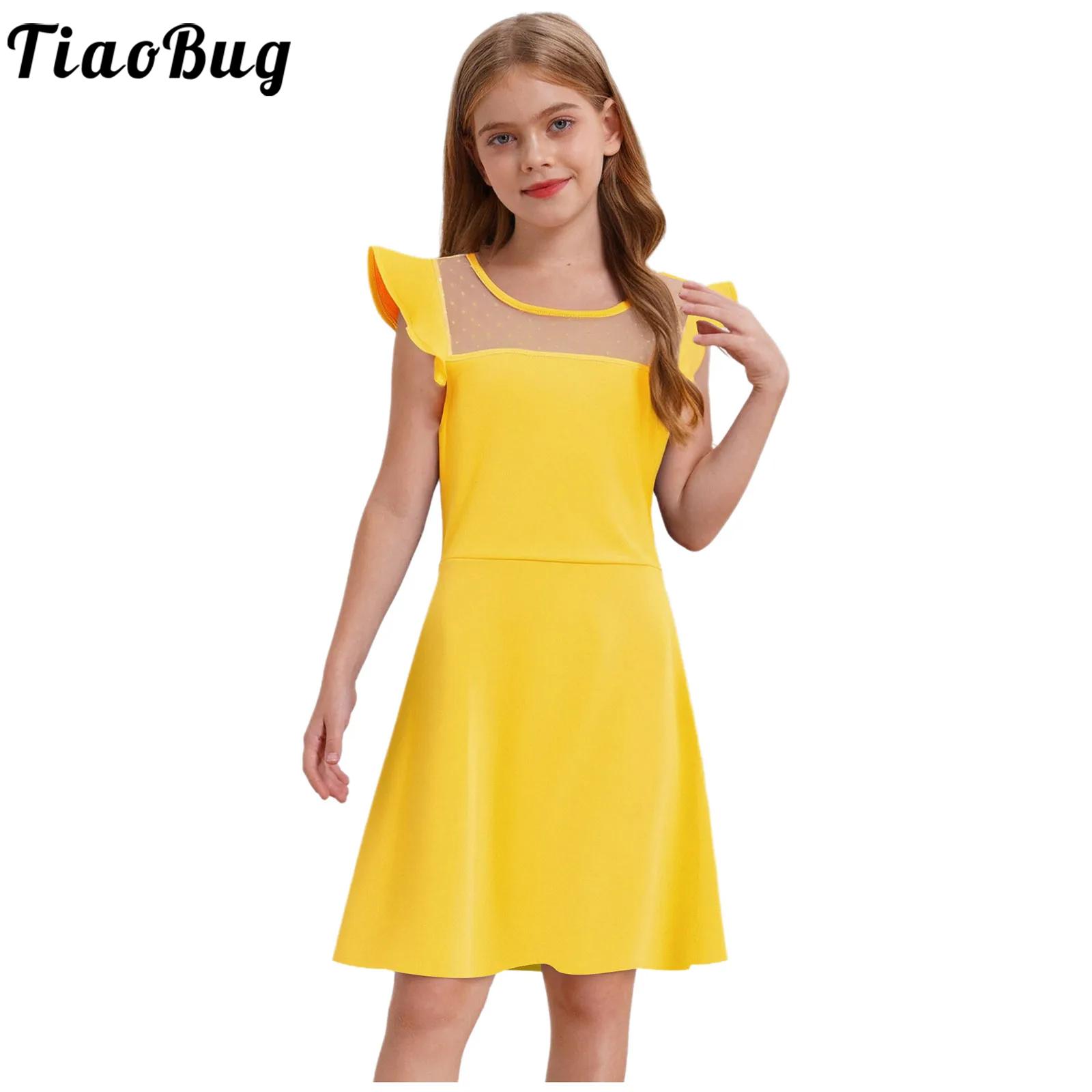 Teen Girls Summer Dress Ruffle – обзор и цена Summer Clothing Teens