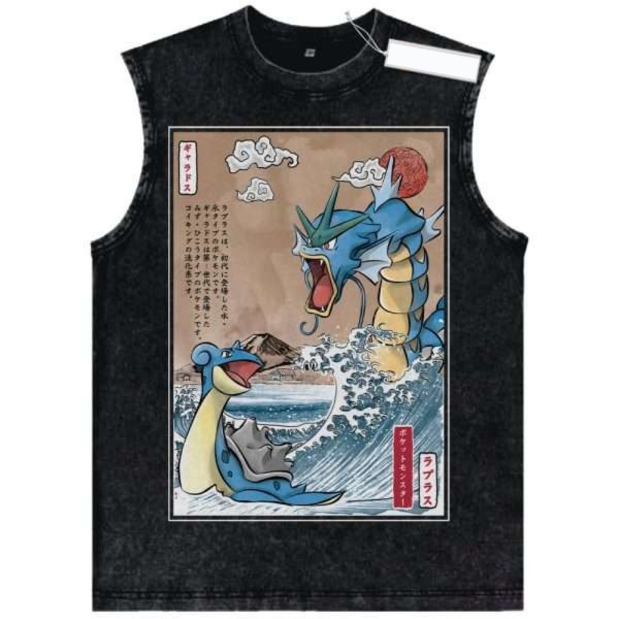 Vintage Washed Pokemon Charact – обзор и цена Vintage Summer Clothing Men