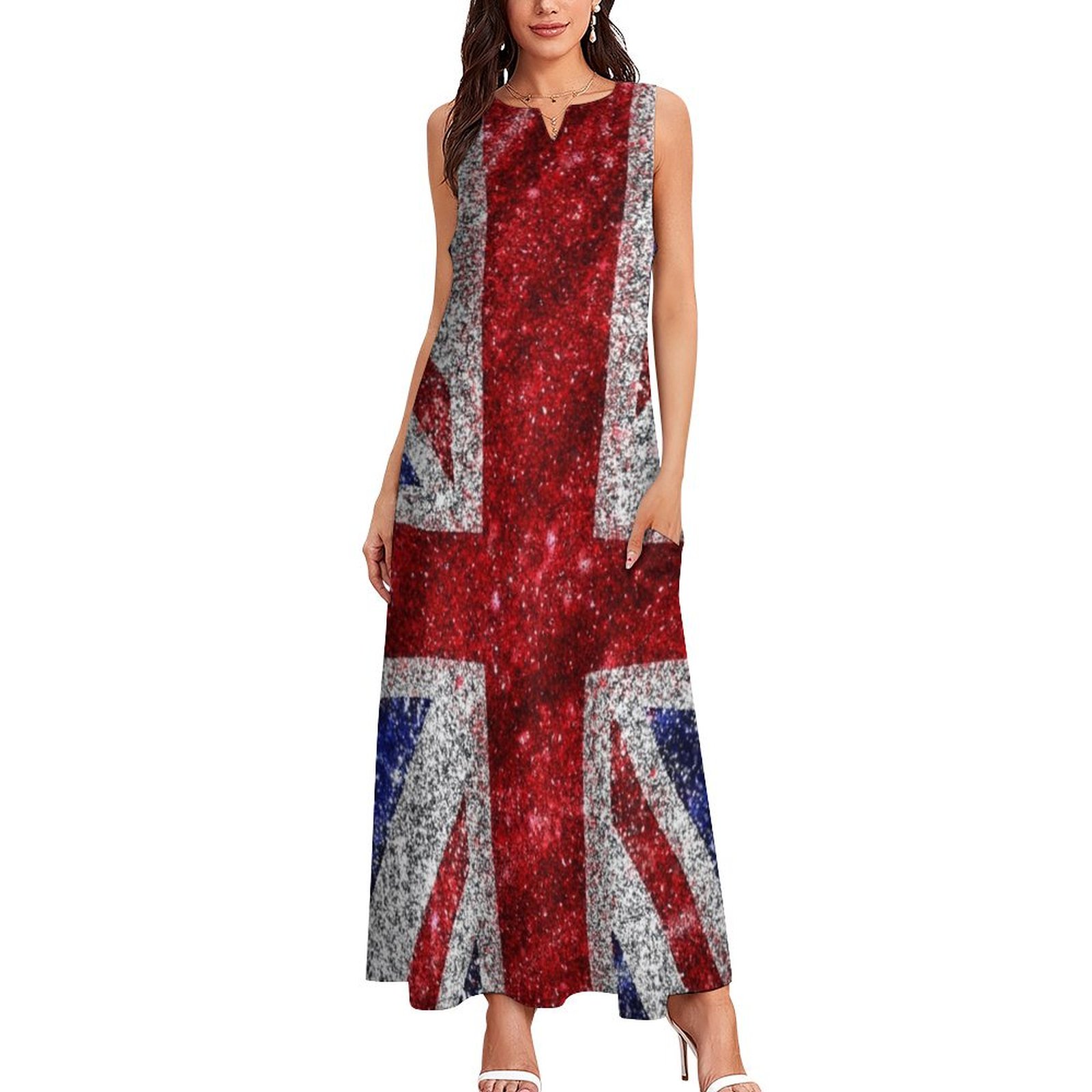 Faux Glitter Union Jack Flag U – обзор и цена Summer Clothing Women Uk