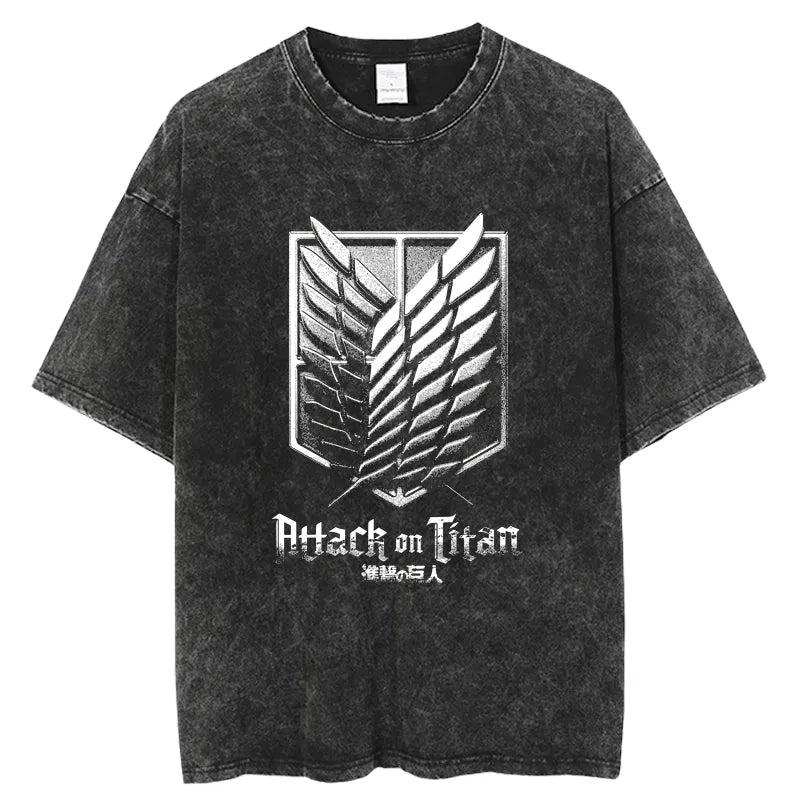 Attack on Titan Anime Scout Em – обзор и цена Vintage Summer Clothing Men