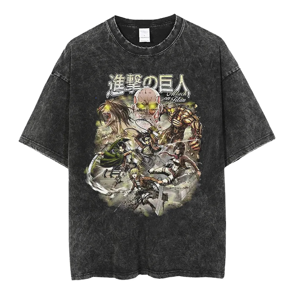 Attack on Titan Anime Scout Em – обзор и цена Vintage Summer Clothing Men