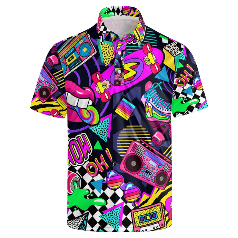 Hot Sale 3d Printing 80s 90s G – обзор и цена Summer Golf Clothing