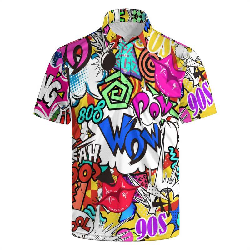 Hot Sale 3d Printing 80s 90s G – обзор и цена Summer Golf Clothing
