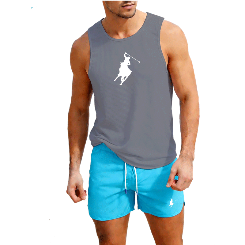 European Men Summer Vest and S – обзор и цена Summer Knit Clothing
