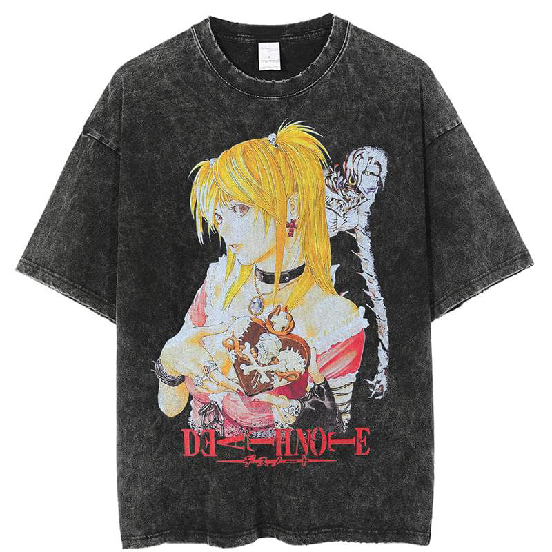 Death Note Misa Amane Rem Retr – обзор и цена Vintage Summer Clothing Men
