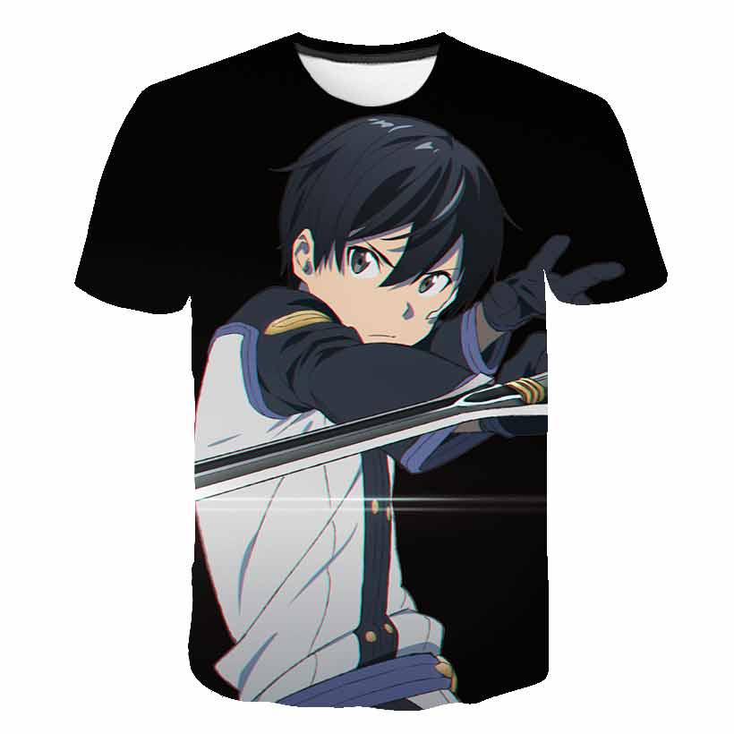 Anime 3D-printed Sword Art Onl – обзор и цена Summer Clothing Online Shopping