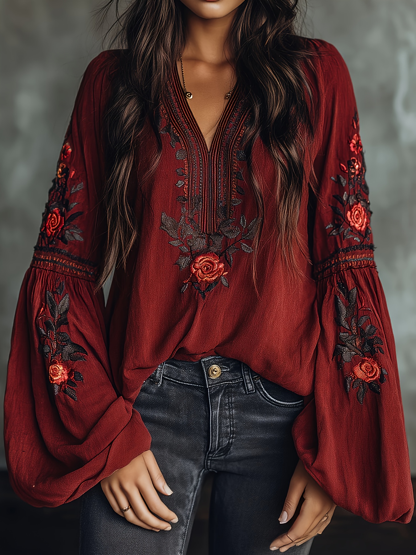 Women‘s Spring Blouse Retro Em – обзор и цена Off Shoulder Blouse