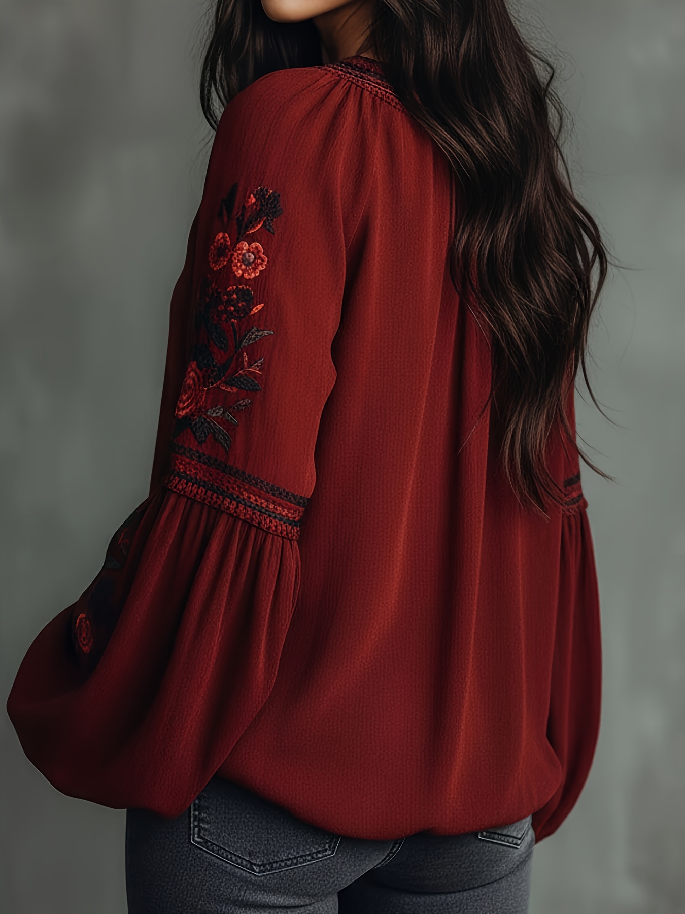 Women‘s Spring Blouse Retro Em – обзор и цена Off Shoulder Blouse