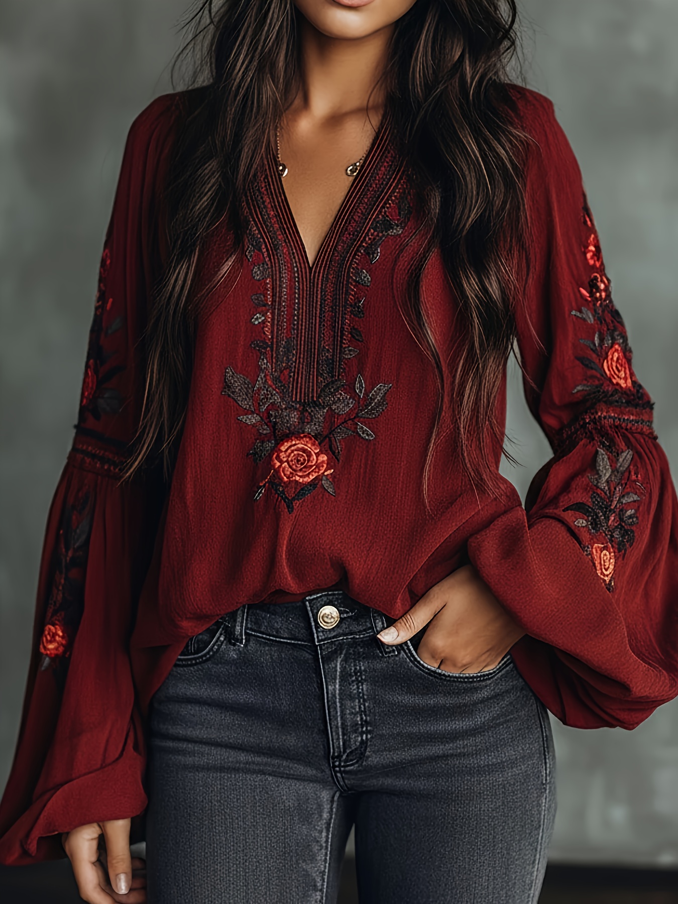 Women‘s Spring Blouse Retro Em – обзор и цена Off Shoulder Blouse