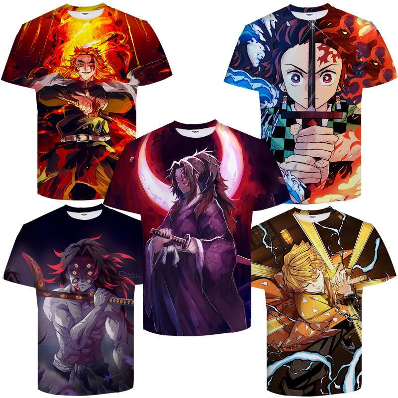 Demon Slayer Anime Clothes (Me – обзор и цена Summer Clothing Teens