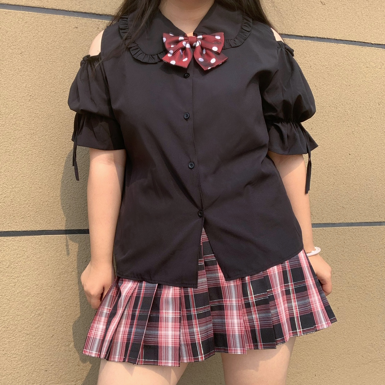 Large Size Jk Uniform Off-the- – обзор и цена Off Shoulder Blouse
