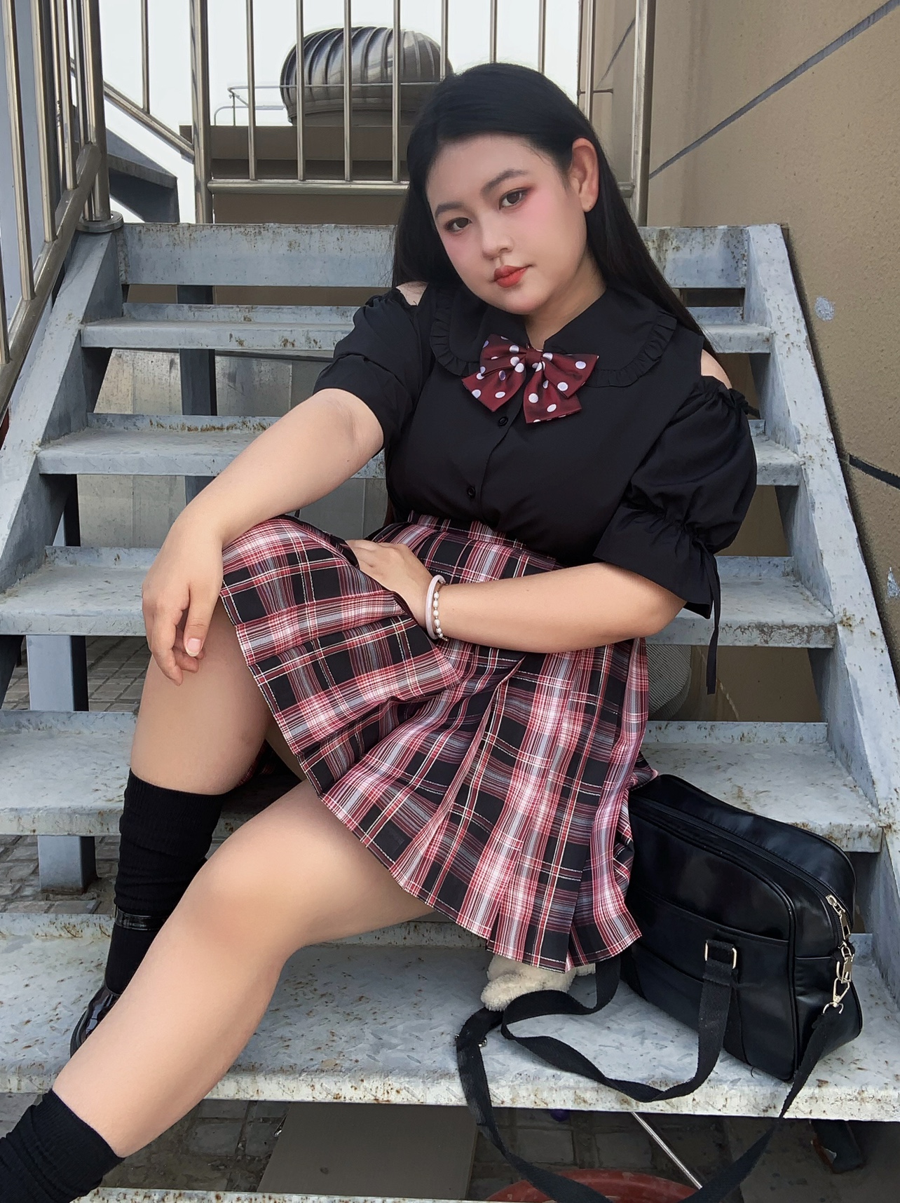 Large Size Jk Uniform Off-the- – обзор и цена Off Shoulder Blouse