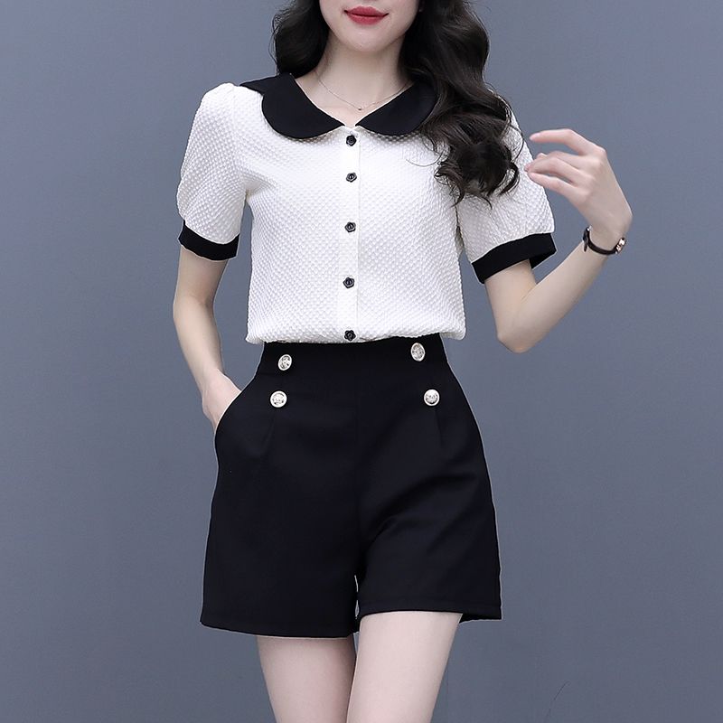 Contrast Color Button Short Se – обзор и цена Summer Clothing Trends 2025 Women'S