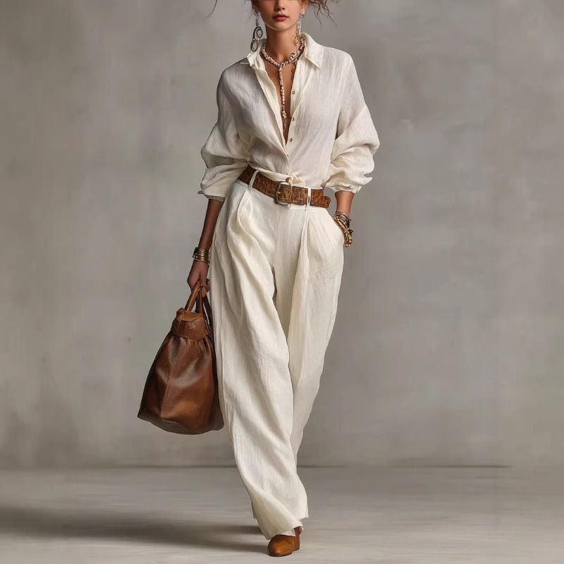 Spring Summer Temperament Soli – обзор и цена Summer Linen Clothing For Women
