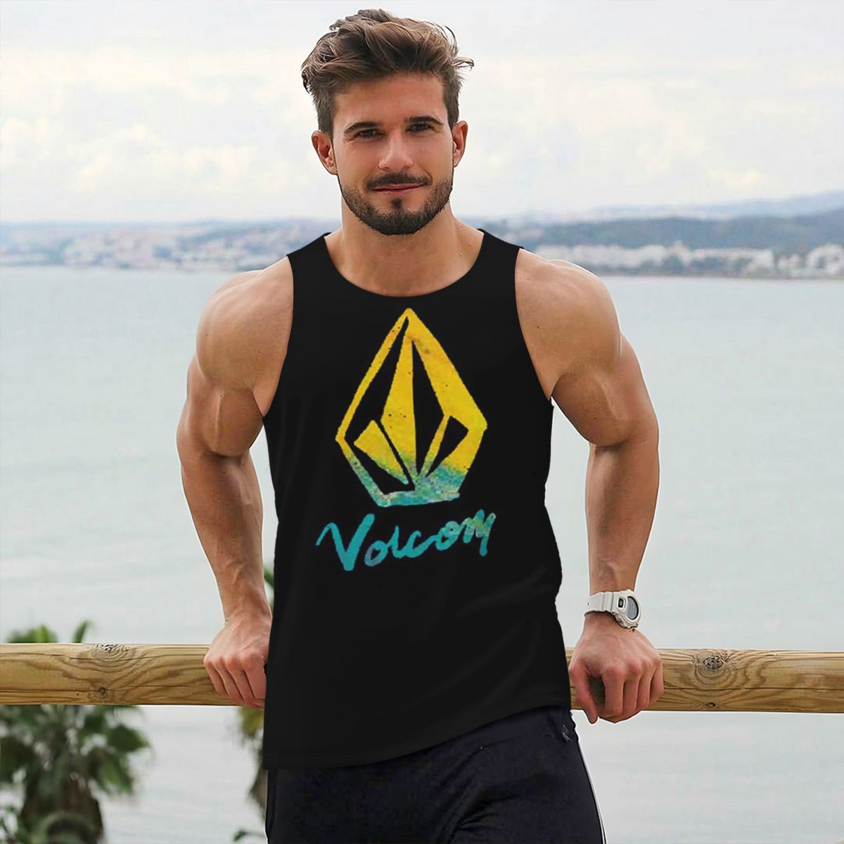 Volcoms Logo Gym Tank Bodybuil – обзор и цена Summer Clothing Logo