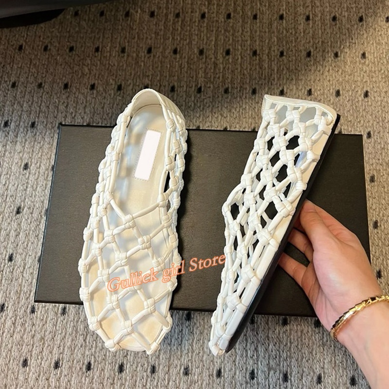 French Woven Mesh Hollow flat  – обзор и цена Summer Clothing Offers