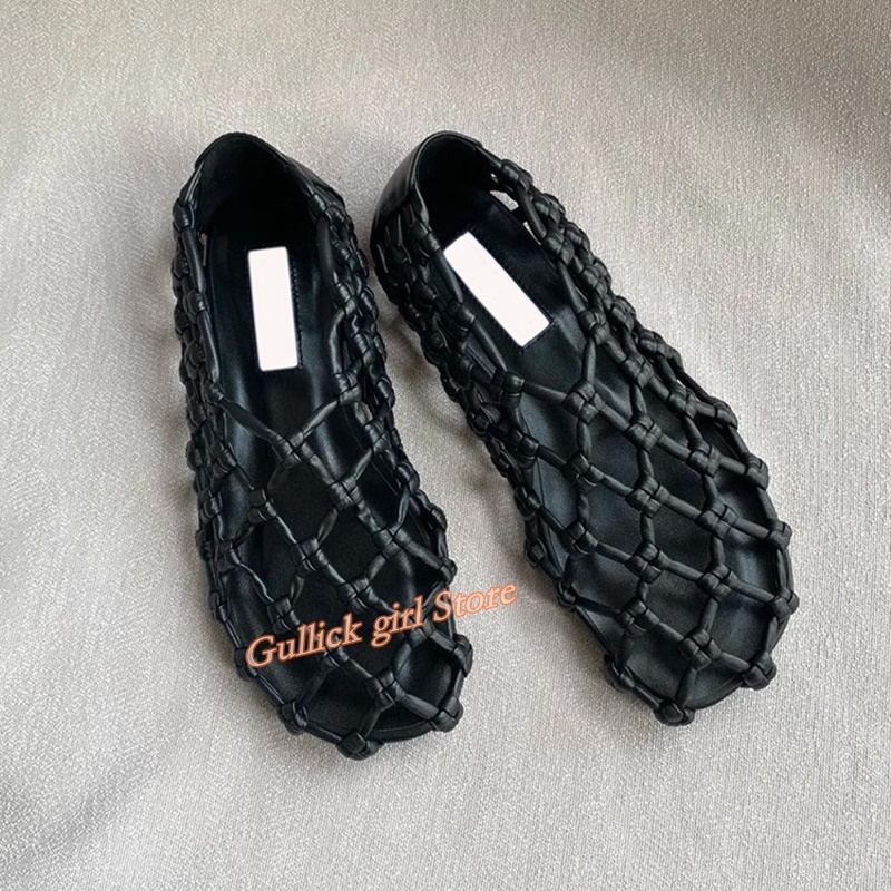 French Woven Mesh Hollow flat  – обзор и цена Summer Clothing Offers