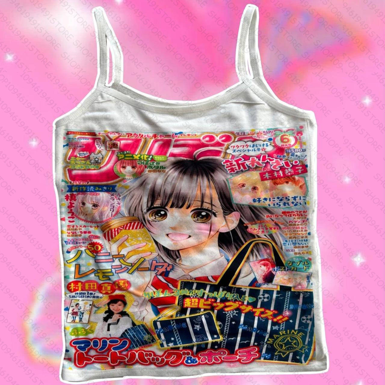 Crop Top Anime Print Sexys Clo – обзор и цена Summer Clothing Reviews
