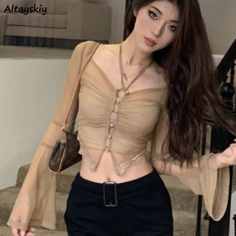 Sheer T-shirts for Women Hot G – обзор и цена Summer Clothing Young Women