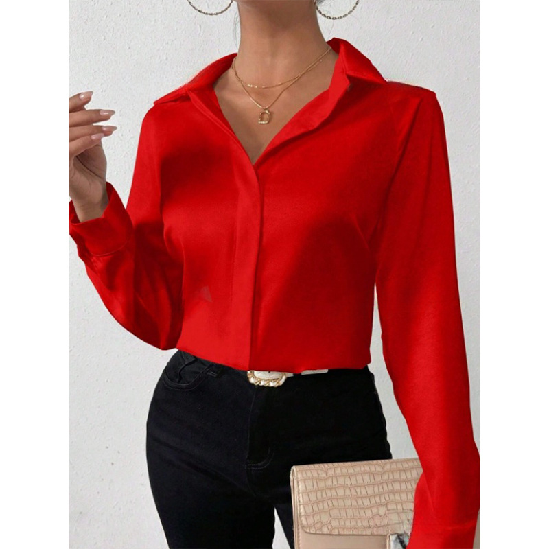 Women's Long Sleeve Silk-like  – обзор и цена Quality Summer Clothing For Women