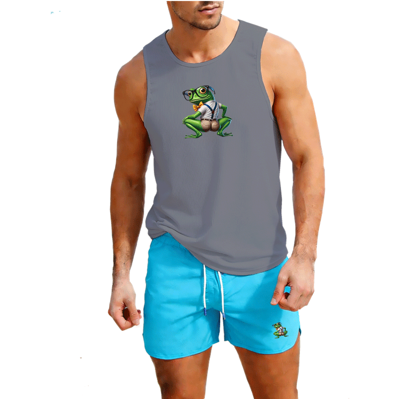Gym Tank Tops Men Running Vest – обзор и цена Summer Knit Clothing