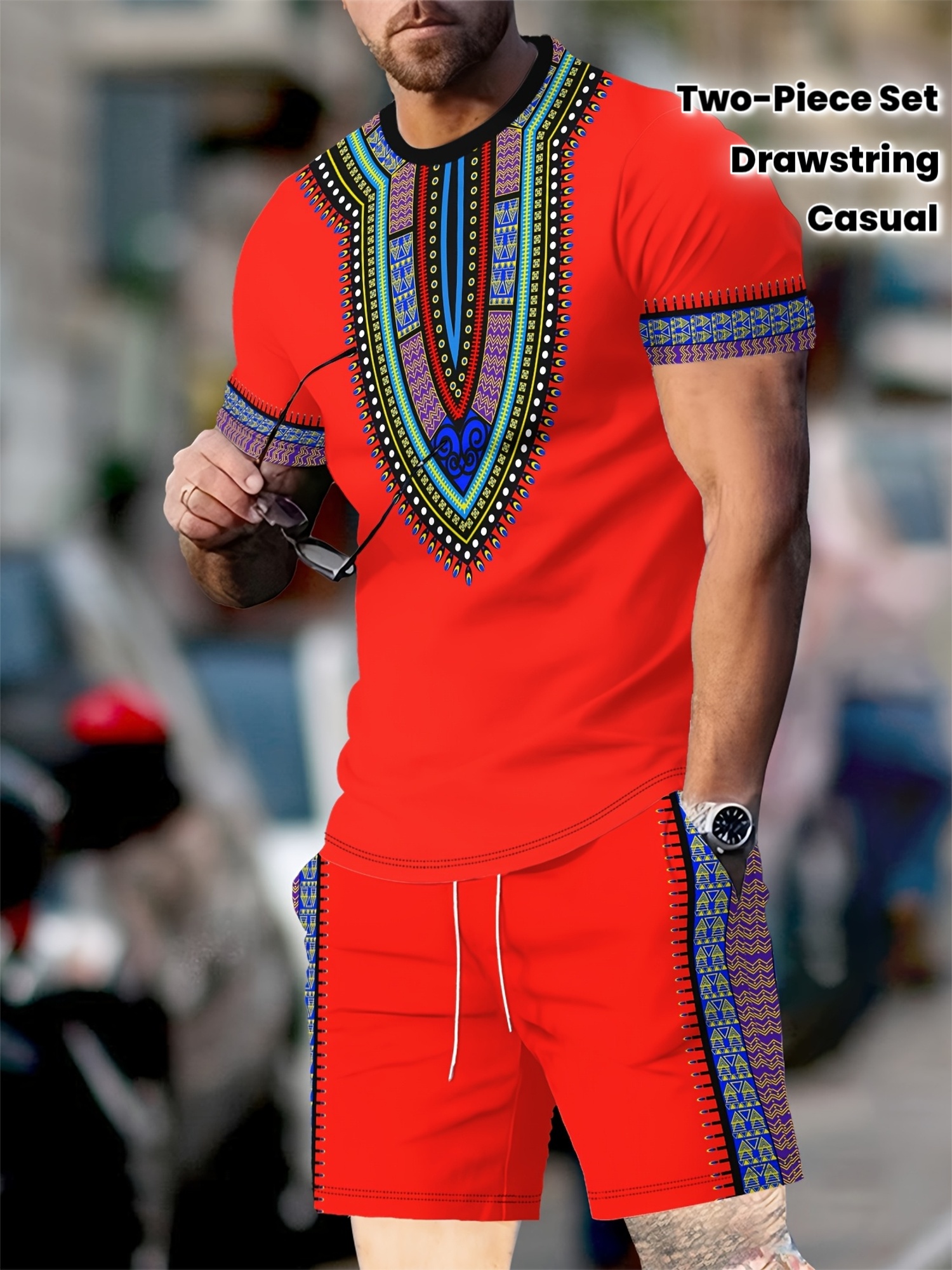 New Men's Suits African Dashik – обзор и цена Summer Knit Clothing