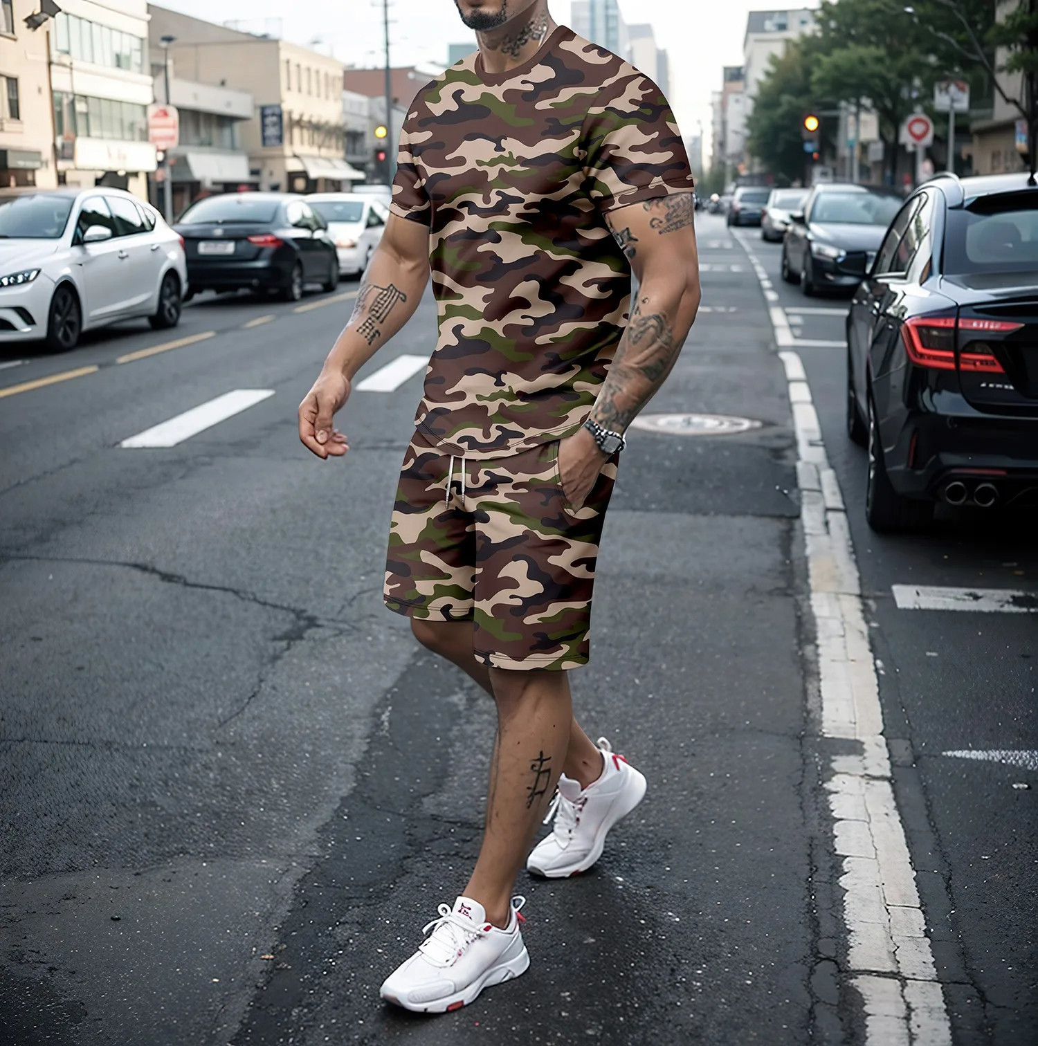 Camouflage Outdoor Tracksuits  – обзор и цена Summer Knit Clothing