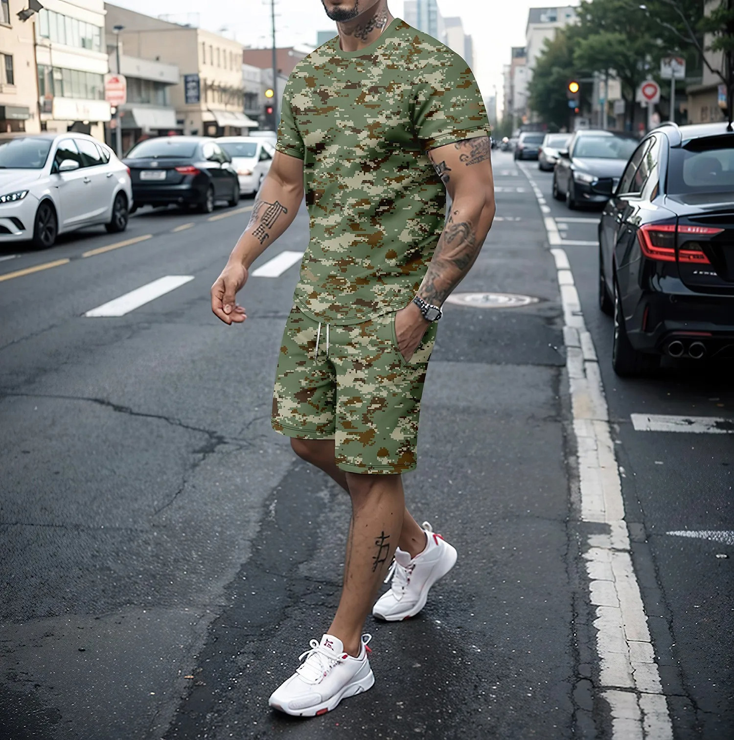 Camouflage Outdoor Tracksuits  – обзор и цена Summer Knit Clothing