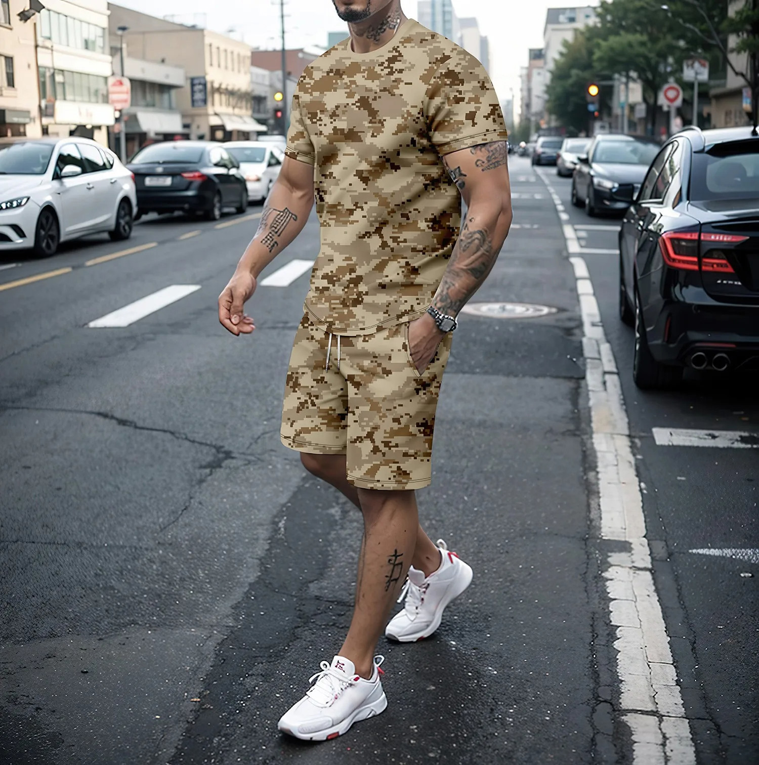 Camouflage Outdoor Tracksuits  – обзор и цена Summer Knit Clothing
