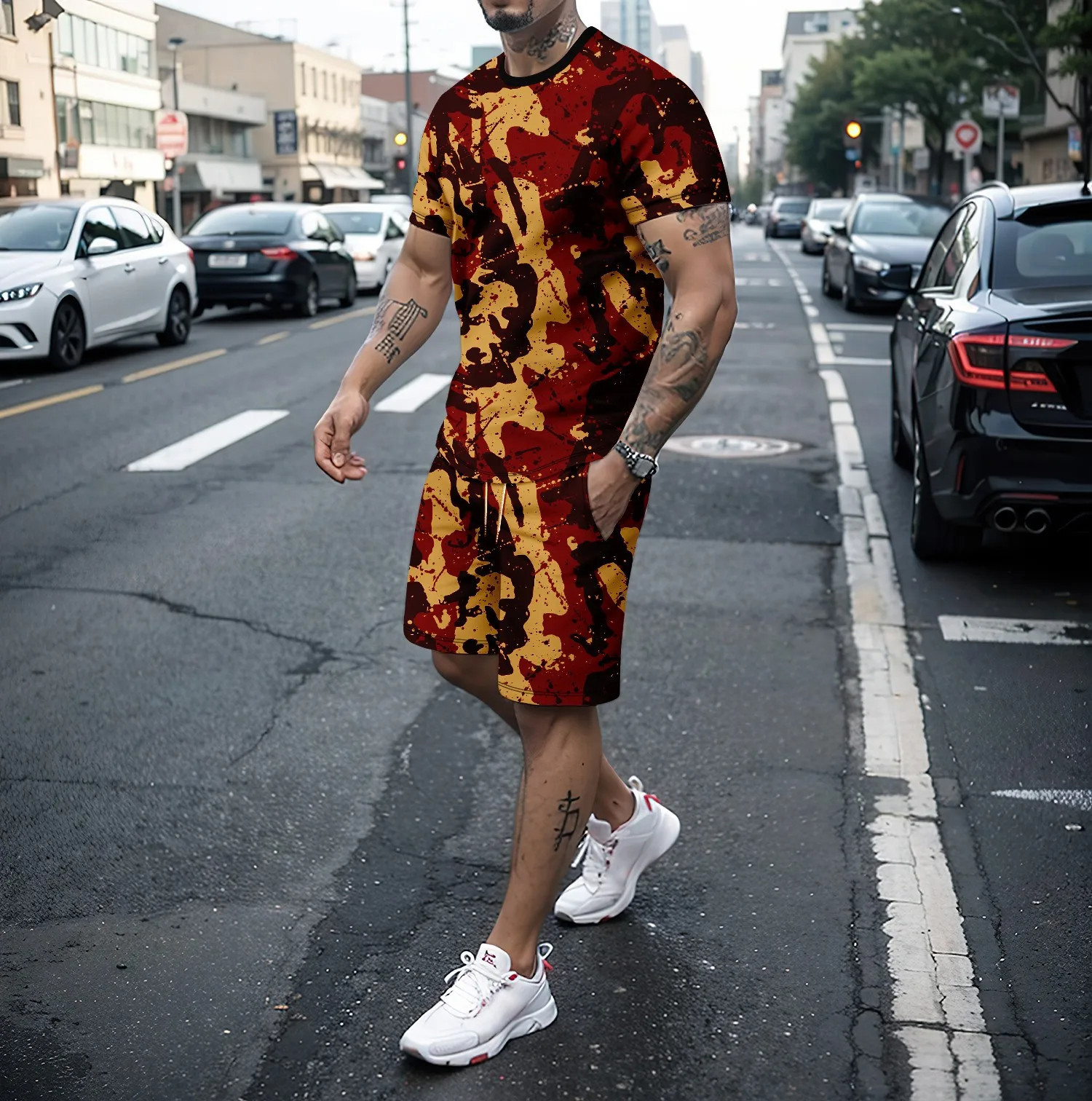 Camouflage Outdoor Tracksuits  – обзор и цена Summer Knit Clothing